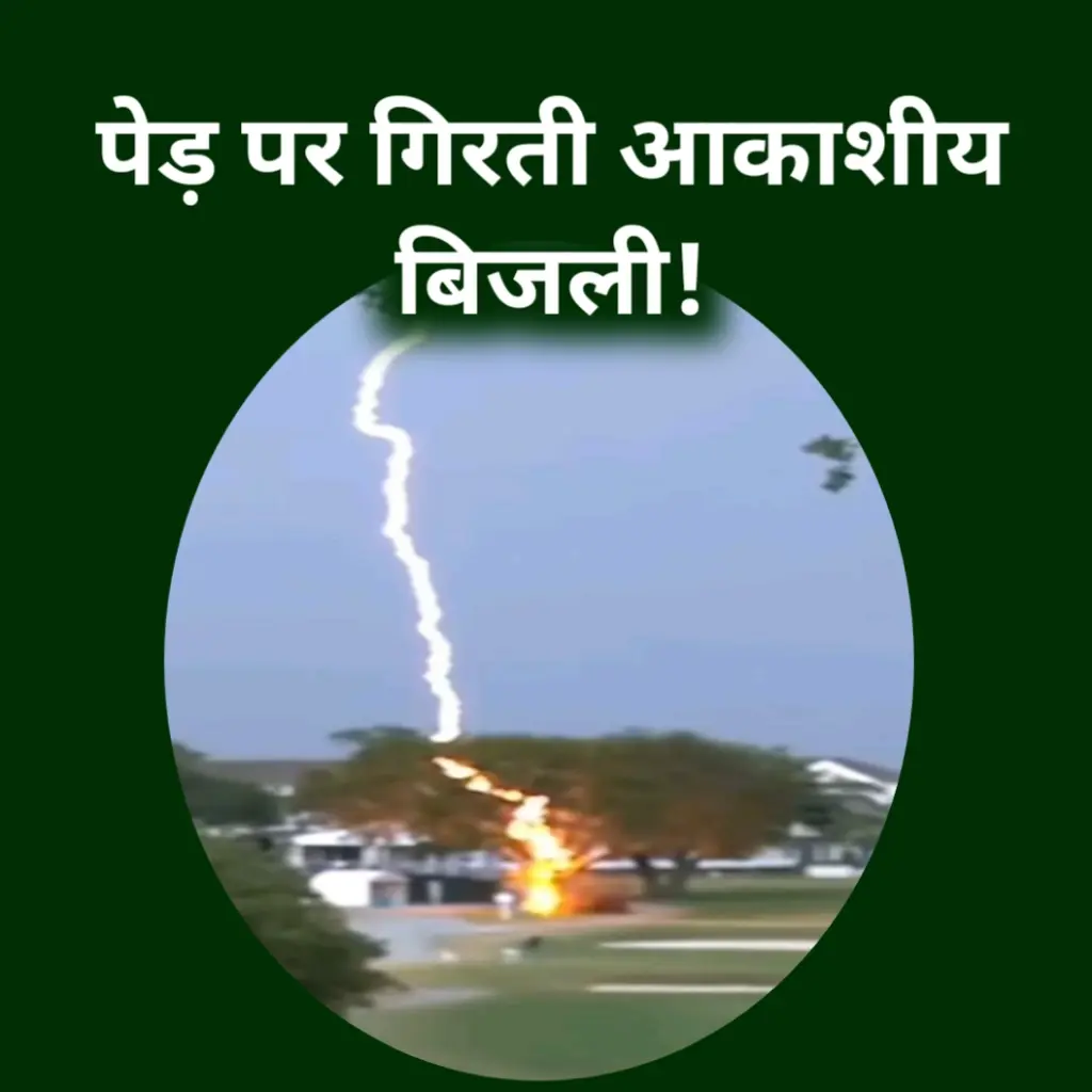 कल का मौसम को लेकर मौसम विभाग की चेतावनी, किसानों के लिए जरूरी कदम! 5 lightning falling from the sky photo