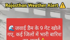 Gates of Jawai Dam opened, heavy rain alert in many districts of Rajasthan